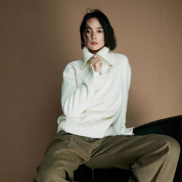 Kvinders Premium Strikket Sweater Stilla