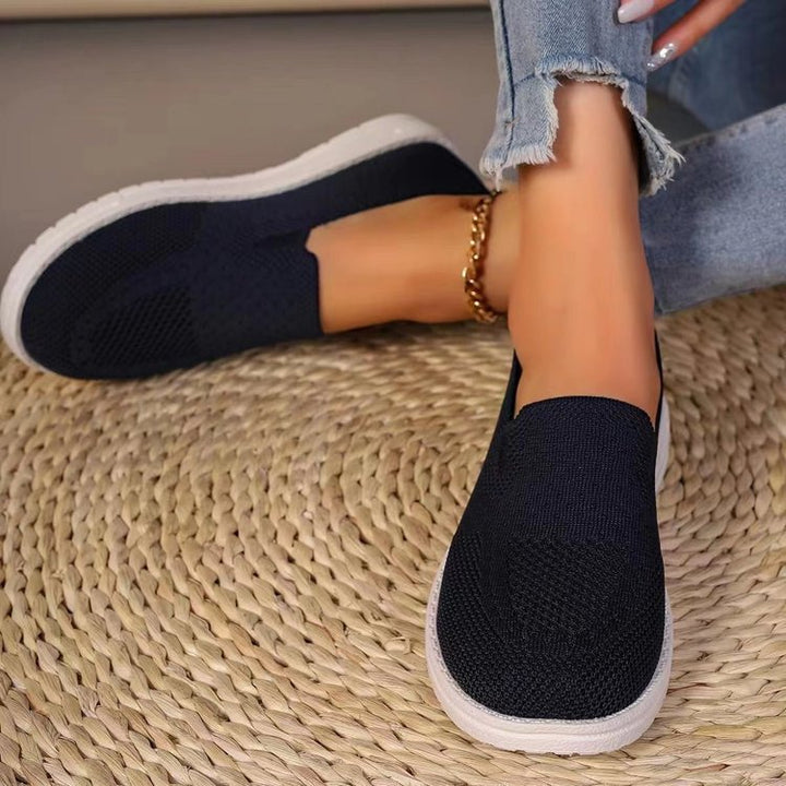 Dame Åndbar Slip-On Sneakers med fleksibelt Overmateriale Stilla