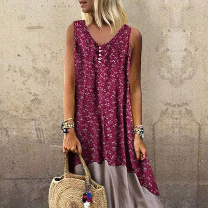 Damer Bohemian Lagdelt Maxikjole Stilla