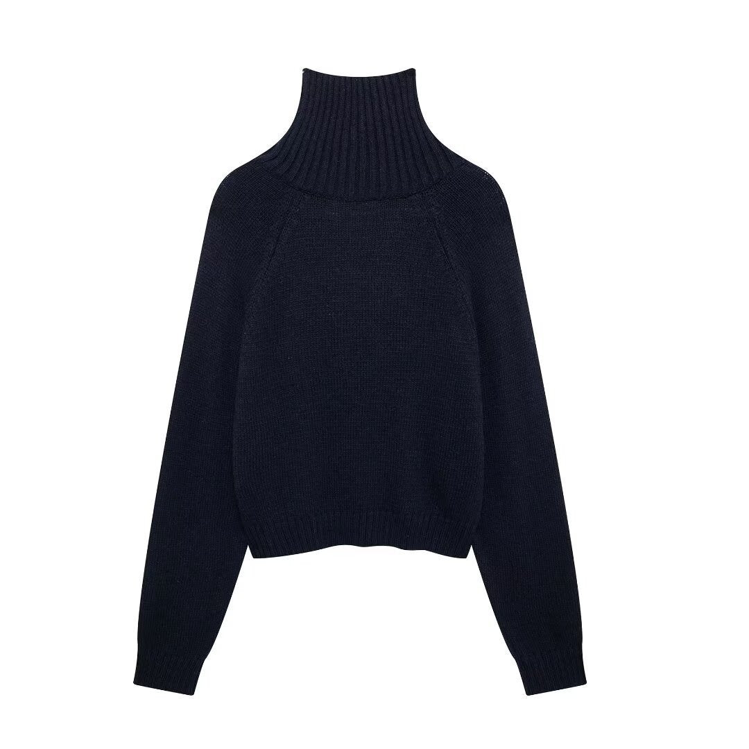 Femme Cozy Chunky Rullekravepullover Stilla