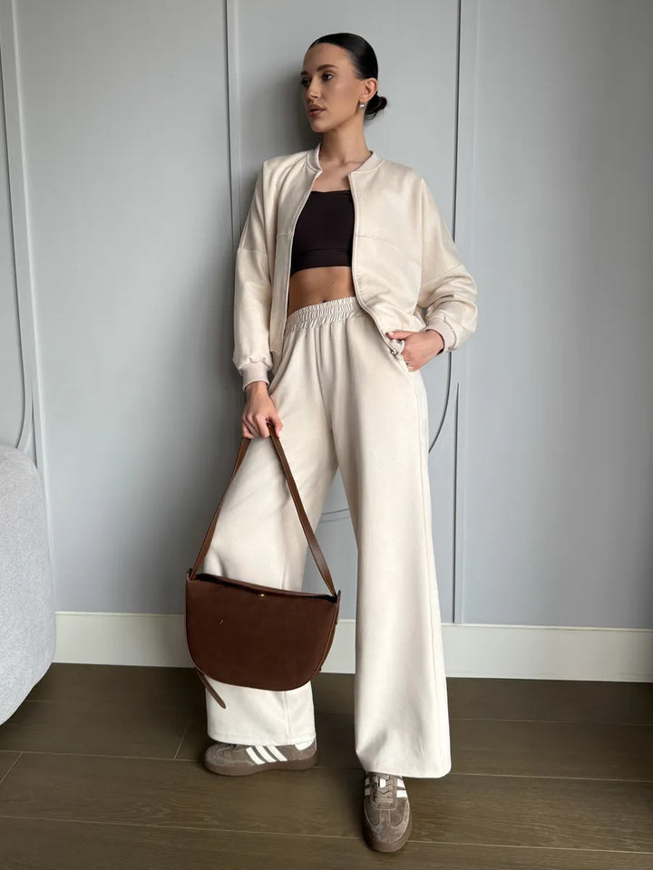 Dame afslappet hoodie jumpsuit Stilla