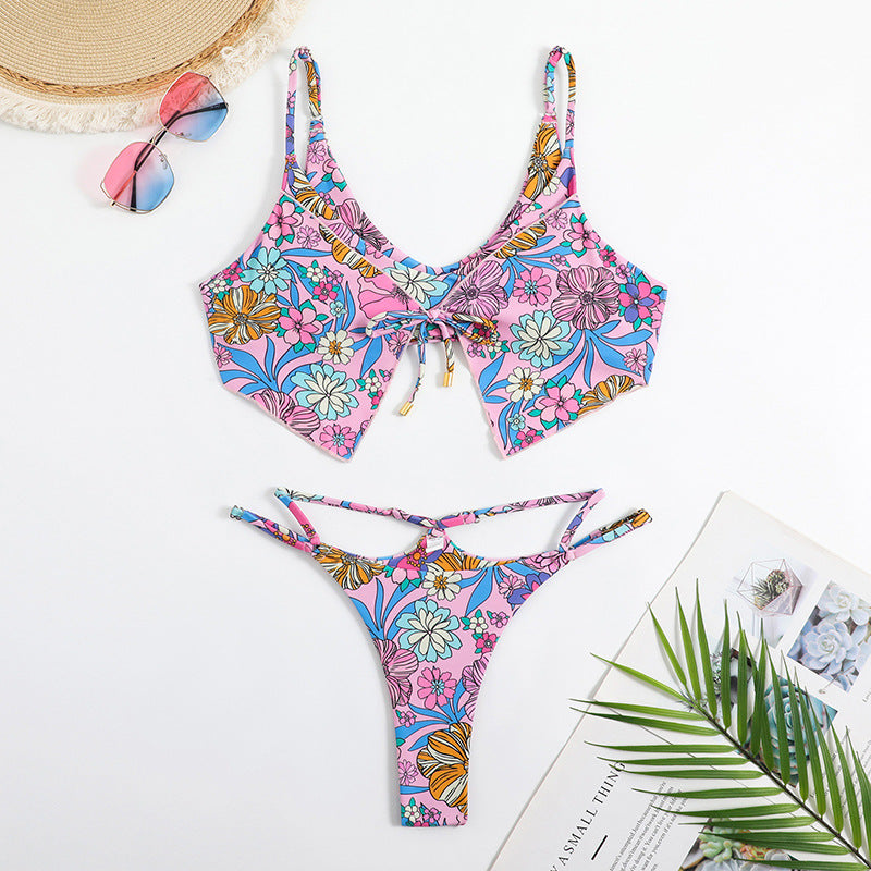 Dame Cut-Out Bikini Sæt Stilla
