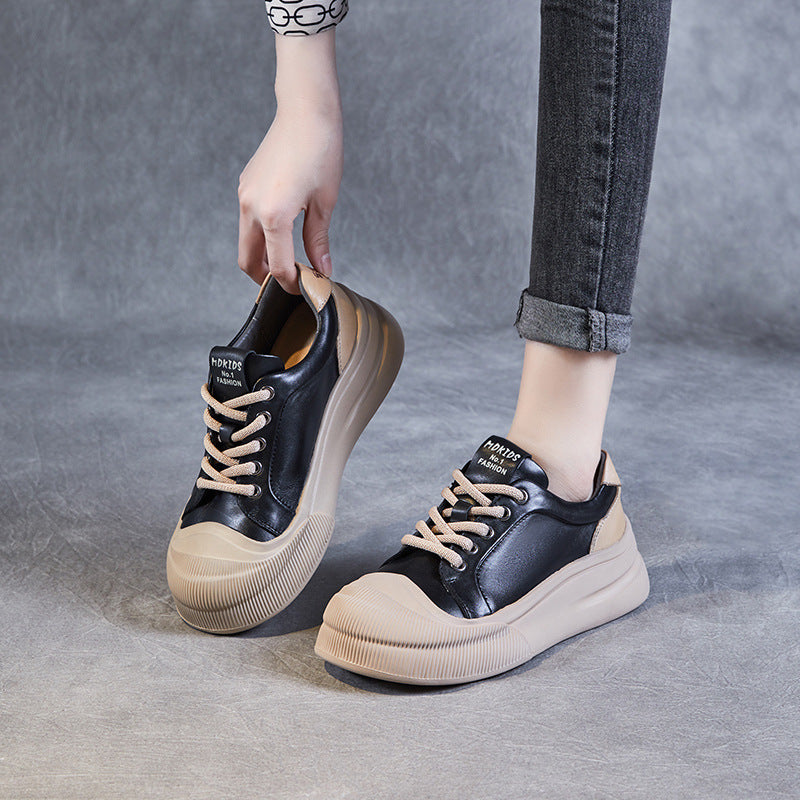 Dame Chunky Sole Mode Sneakers Stilla