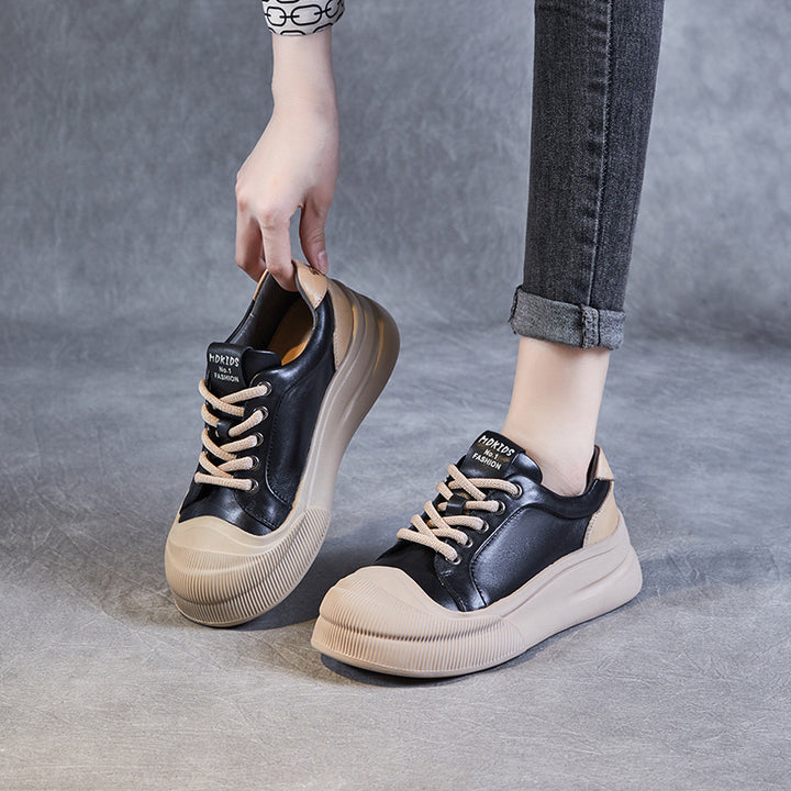 Dame Chunky Sole Mode Sneakers Stilla