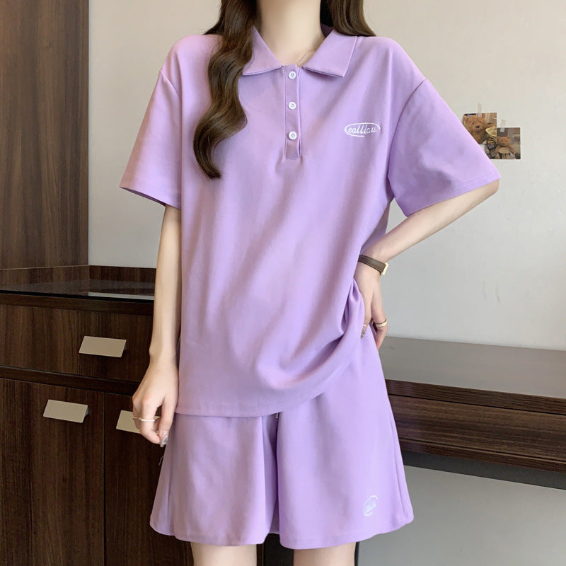 Femme Polo Stil Lounge Sæt Stilla