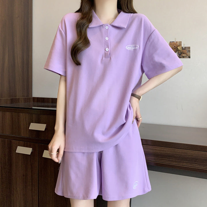 Femme Polo Stil Lounge Sæt Stilla