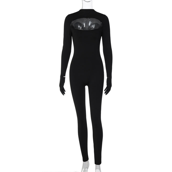 Dame funktionsjumpsuit med moderne snit og innovativ rygområde Stilla