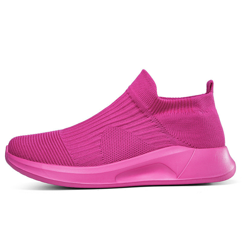 Herrer High-Top Sok-Stil Performance Sneakers Stilla