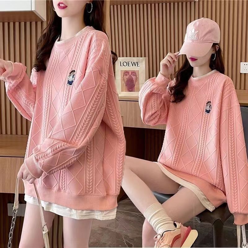 Damer Cozy Knit Sweater med Kabelmønster Stilla