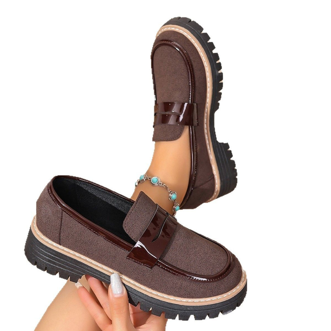 Dame Slippers med mode-lak accent og skridsikker profilsål Stilla