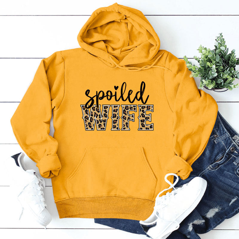 Kvinders hoodie med kreativ og elegant skrift Stilla