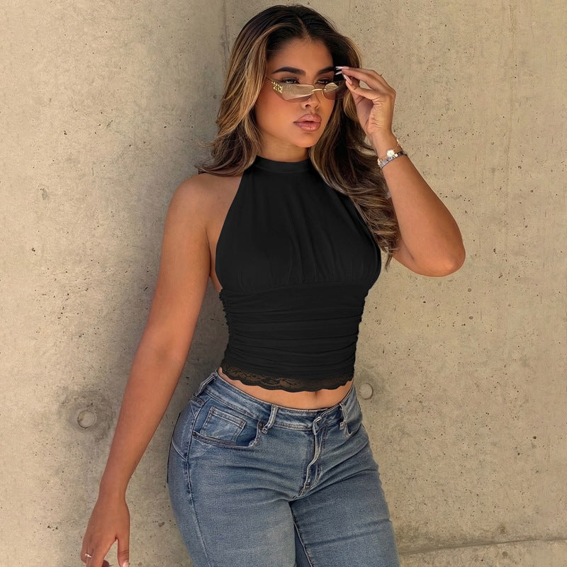 Dame mode Croptop Skovae