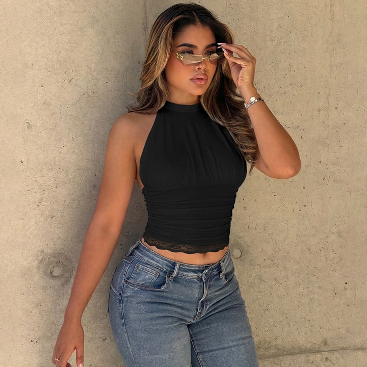 Dame mode Croptop Skovae