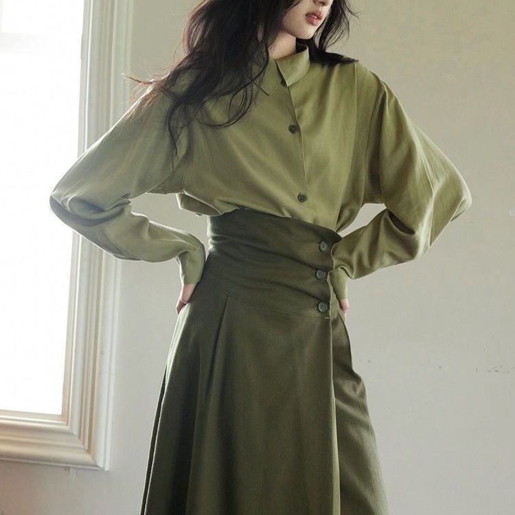 Dame Elegant og moderne maxi nederdel med kop snit Stilla