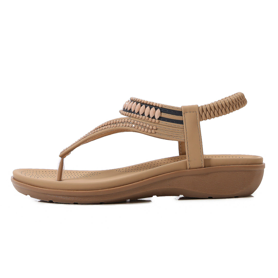 Dame Elegante og komfortable tæer-separator-sandaler med moderigtigt fodseng Stilla