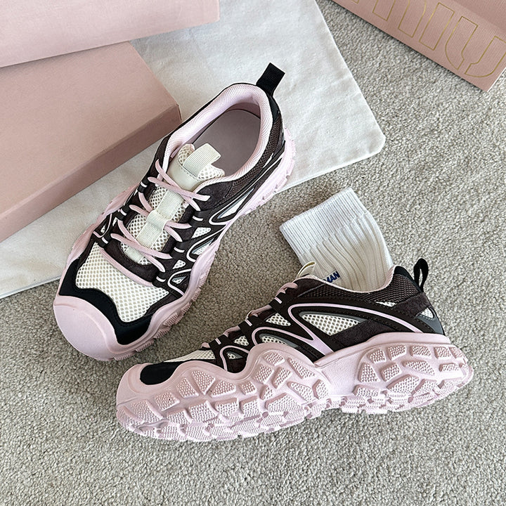 Femme Højtydende Sport Sneaker med åndbart Mesh-design Stilla