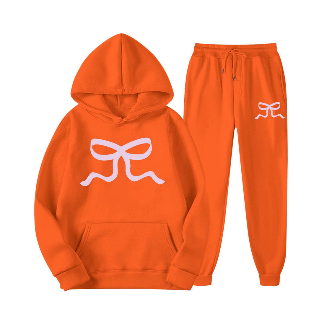 Kvinders casual hoodie og joggingbukser sæt Stilla