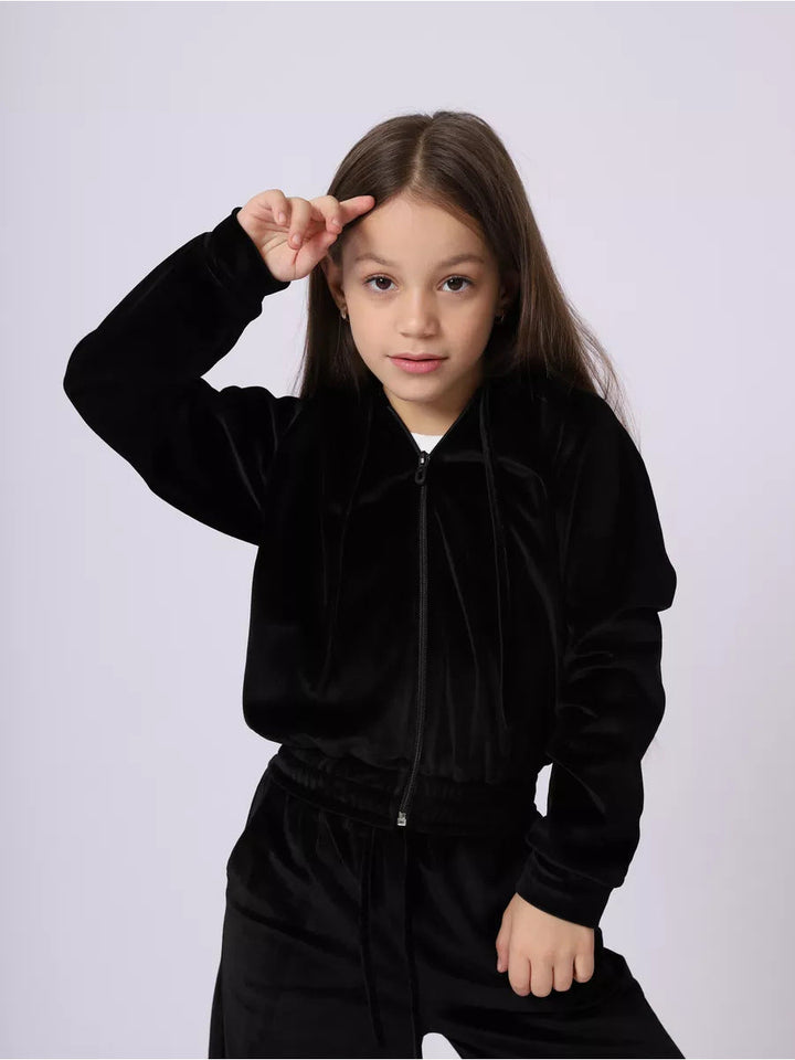 Stilla | Cozy Pige Sports Hat Velvet Sweatshirt Sæt