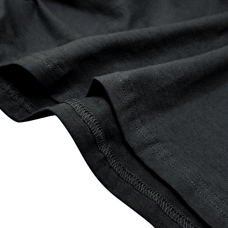 Herrer Langærmet Hoodie med moderne snit og afslappet V-hals Stilla