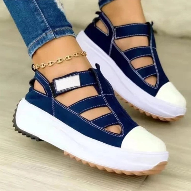 Damer Chunky Sneakers med åbent remdesign og forstærket hælområde Stilla