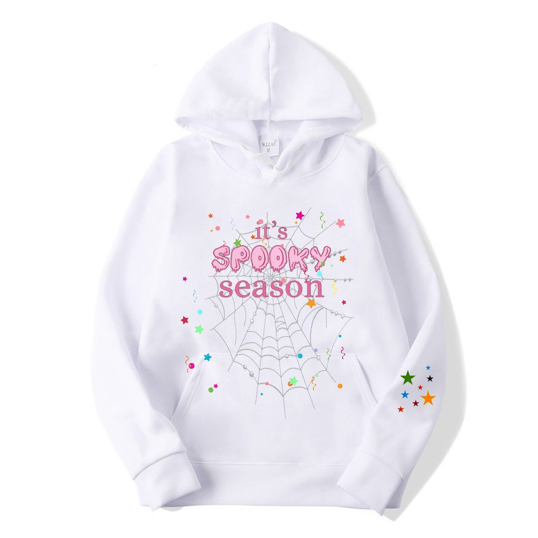 Kvinder hyggelig hoodie med grafisk Halloween design Skovae