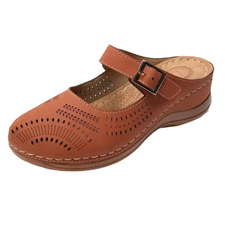 Dame Komfortable og elegante Clogs med justerbar rem Stilla