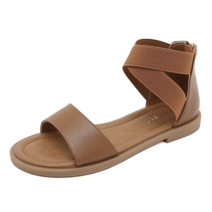 Dame sandaler med elegant snit og justerbare remme Stilla