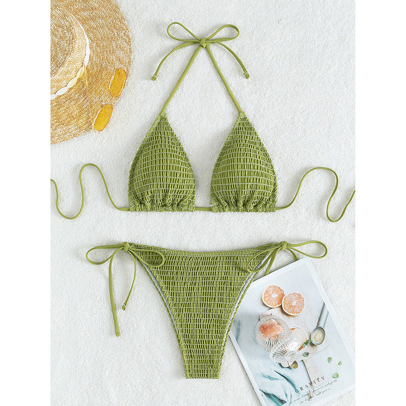 Dame Raffineret Wickel-Bikini-Sæt Skovae