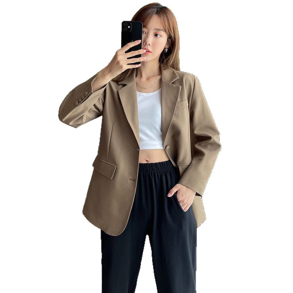 Damer elegant oversized blazer med casual snit og fine detaljer Stilla