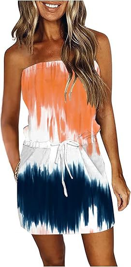 Femme Strapless Mini Kjole Stilla