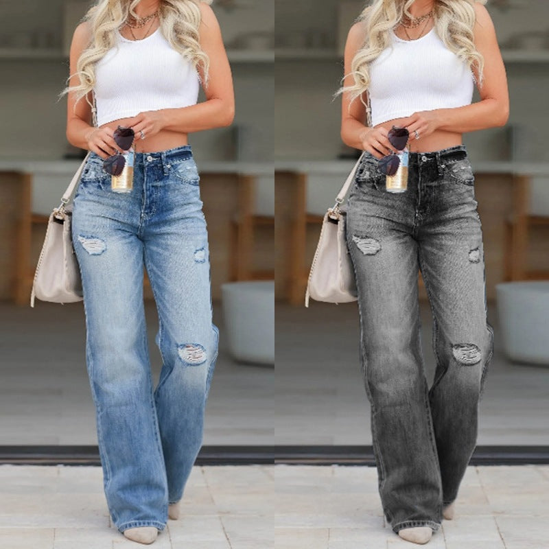 Dame flared jeans Stilla