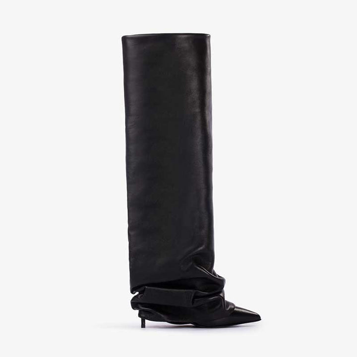 Femme Slouchy Højhælede Stiletto Støvler Stilla
