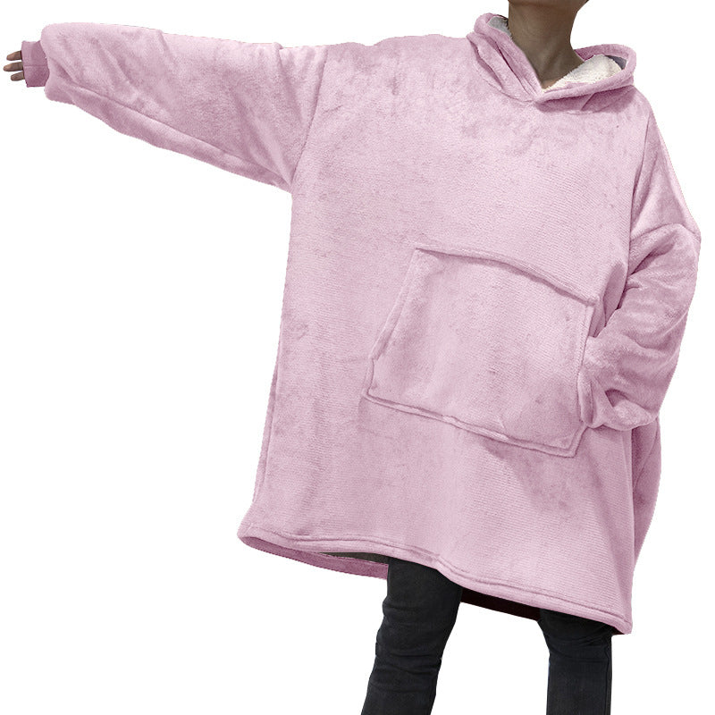 Femme Cozy Plush Hoodie Kjole Stilla