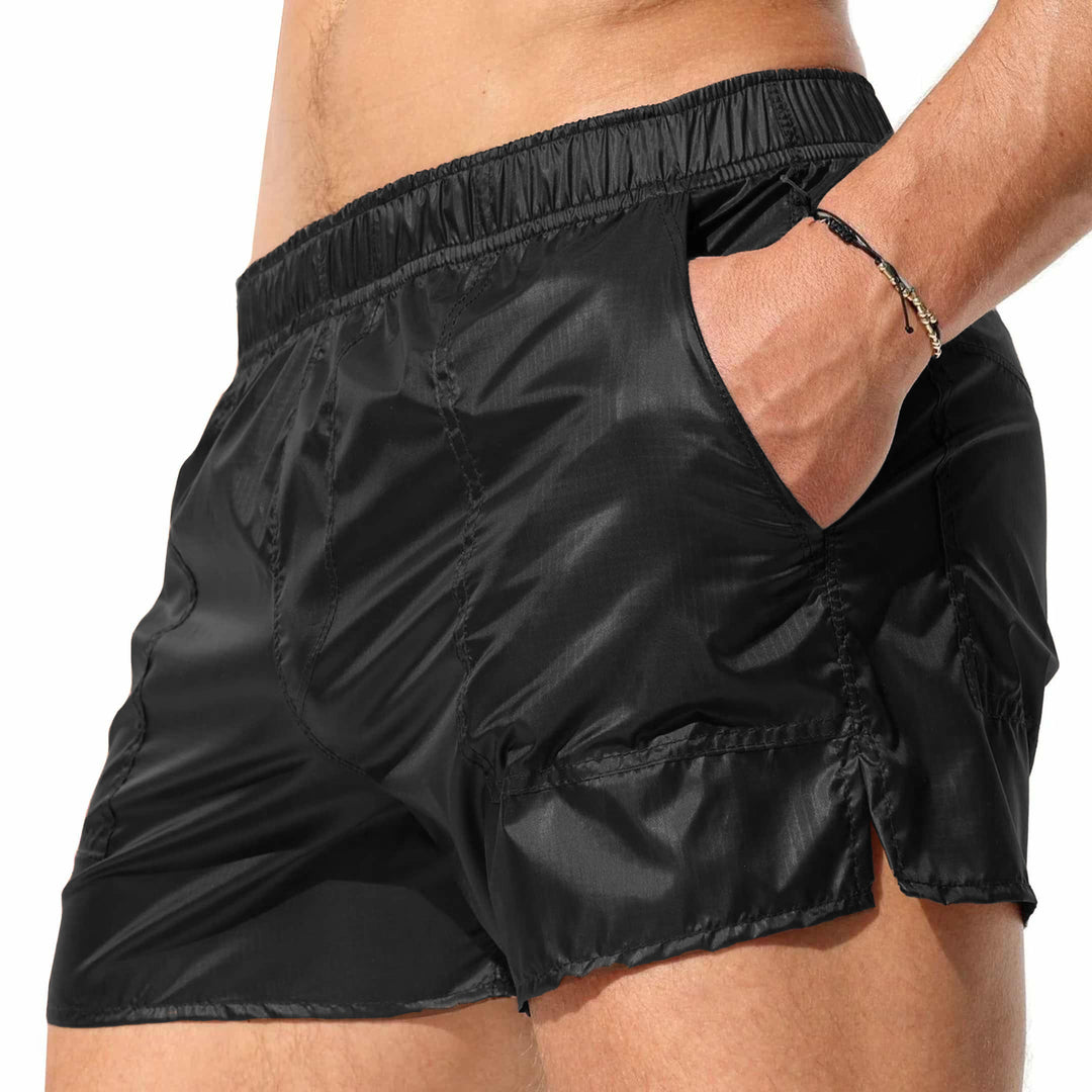 Herrer Badshorts med hurtigttørrende materiale Stilla