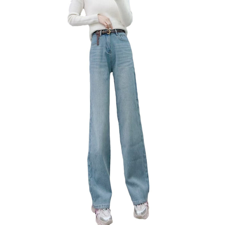 Dame Løst skårne jeans med høj talje og afslappet pasform Stilla