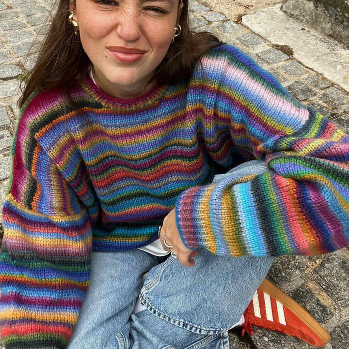 Damer strikket gradient pullover Stilla