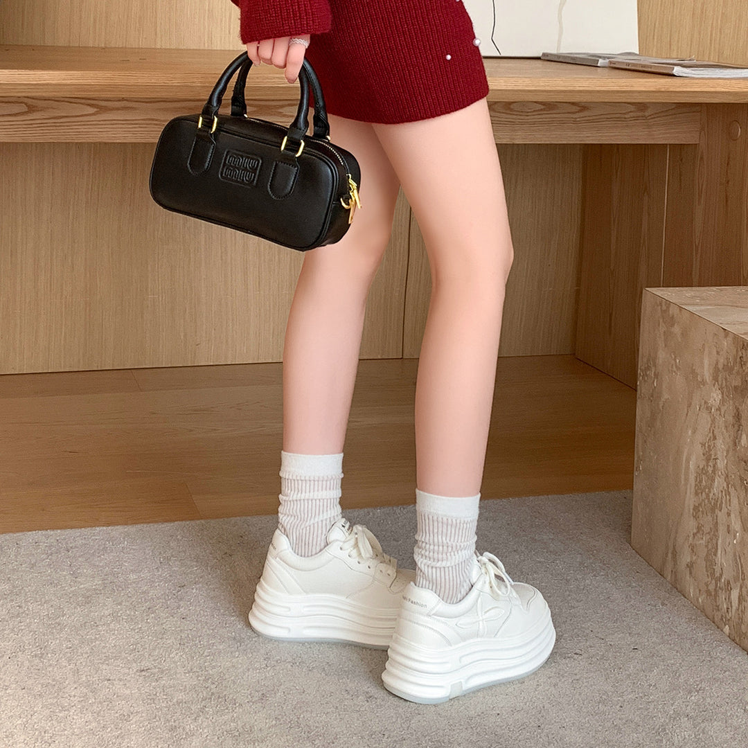Dame platform sport sneaker med tykt såledesign Stilla
