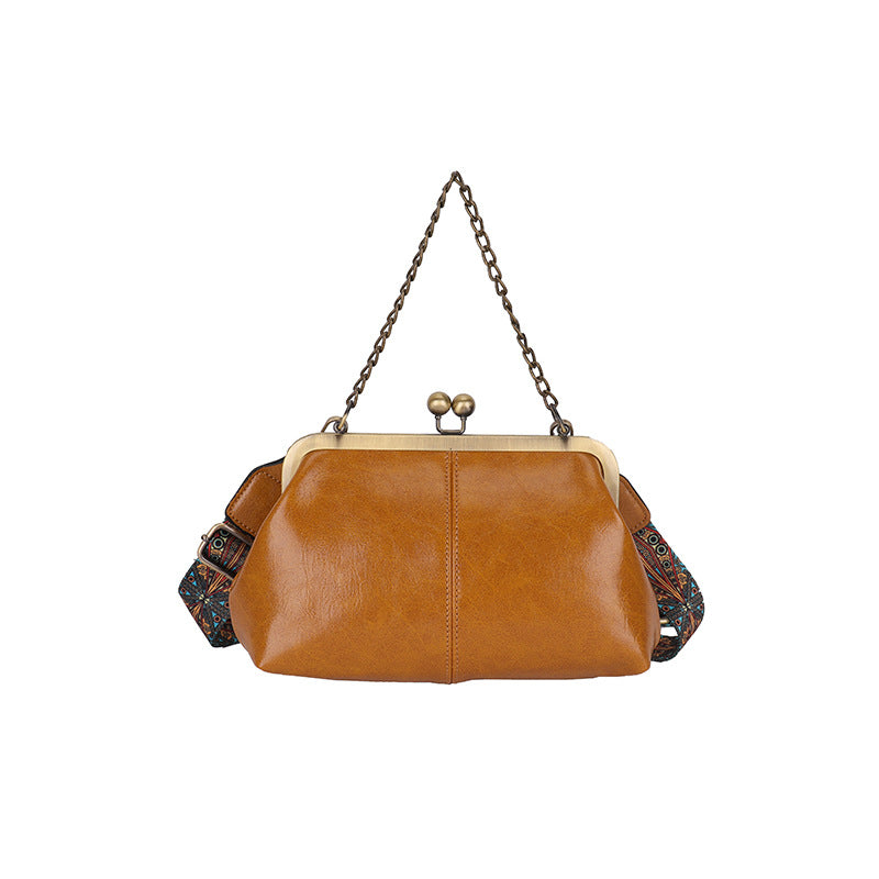 Femme Vintage-inspirerede Kiss Lock Clutch-taske Stilla