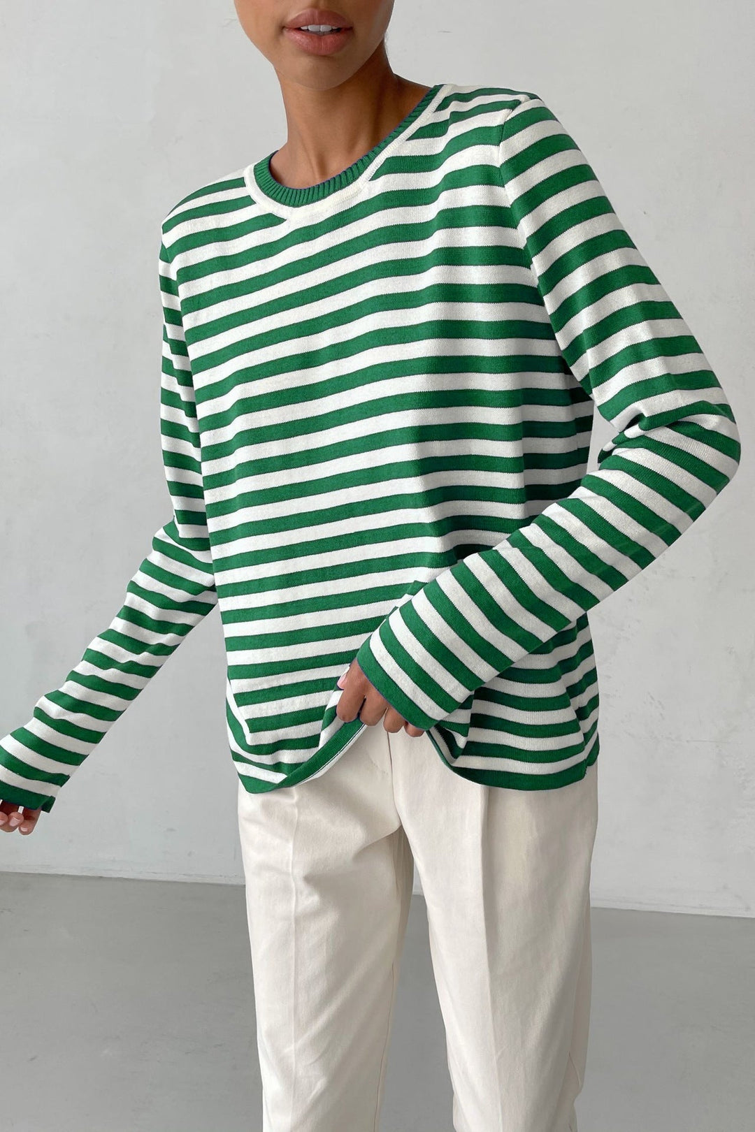 Stilla | Klassisk Stribet Sweater