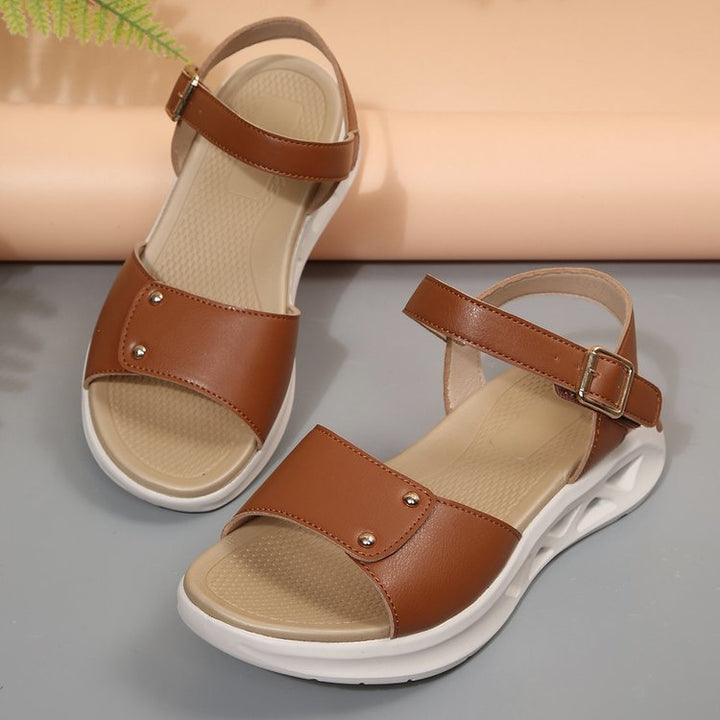 Dame Trendy Komfort-Sandaler med justerbar rem Stilla