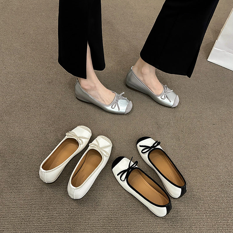 Femme Elegante Ballerina Ballerinas med sløjfeaccent Stilla