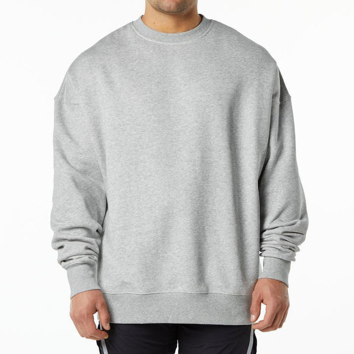 Herrer Oversized Sweatshirt med afslappet snit og robust indvendigt foder Stilla