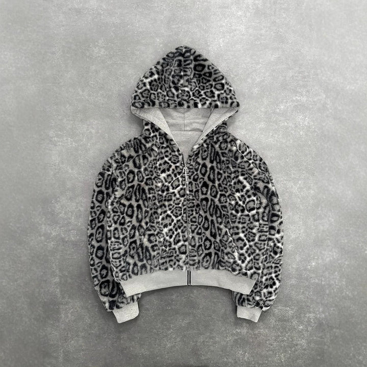 Kvinders hætte sweatshirt med blødt inderfor og lynlås af høj kvalitet Stilla