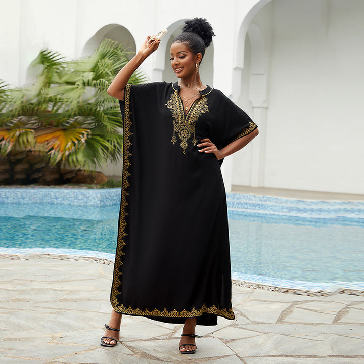 Dame Kaftan med filigran Boho-mønster Stilla