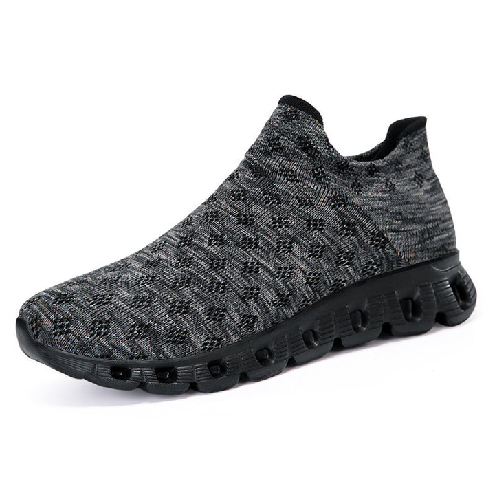 Herrer Slip-On Stretch Strik Performance Sneakers Stilla