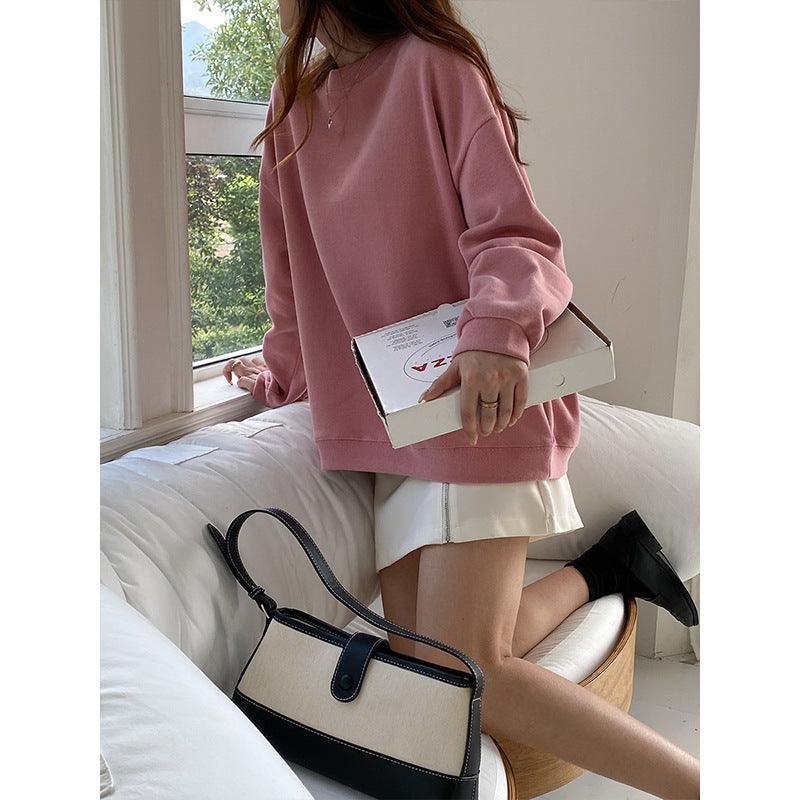 Dame oversized sweatshirt med raglan ærmer Stilla
