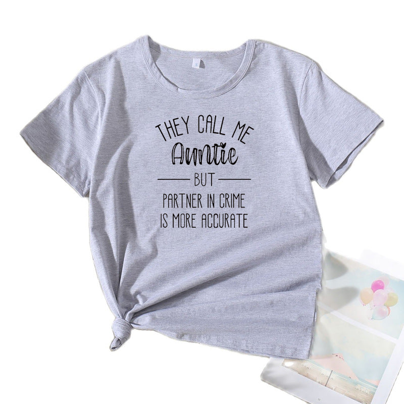 Kvinder Legende Tante Grafik T-shirt Stilla