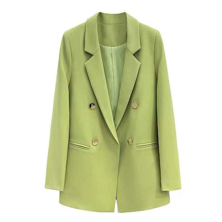Kvinders elegante og moderne snit blazer med dobbelt knaplukning Stilla