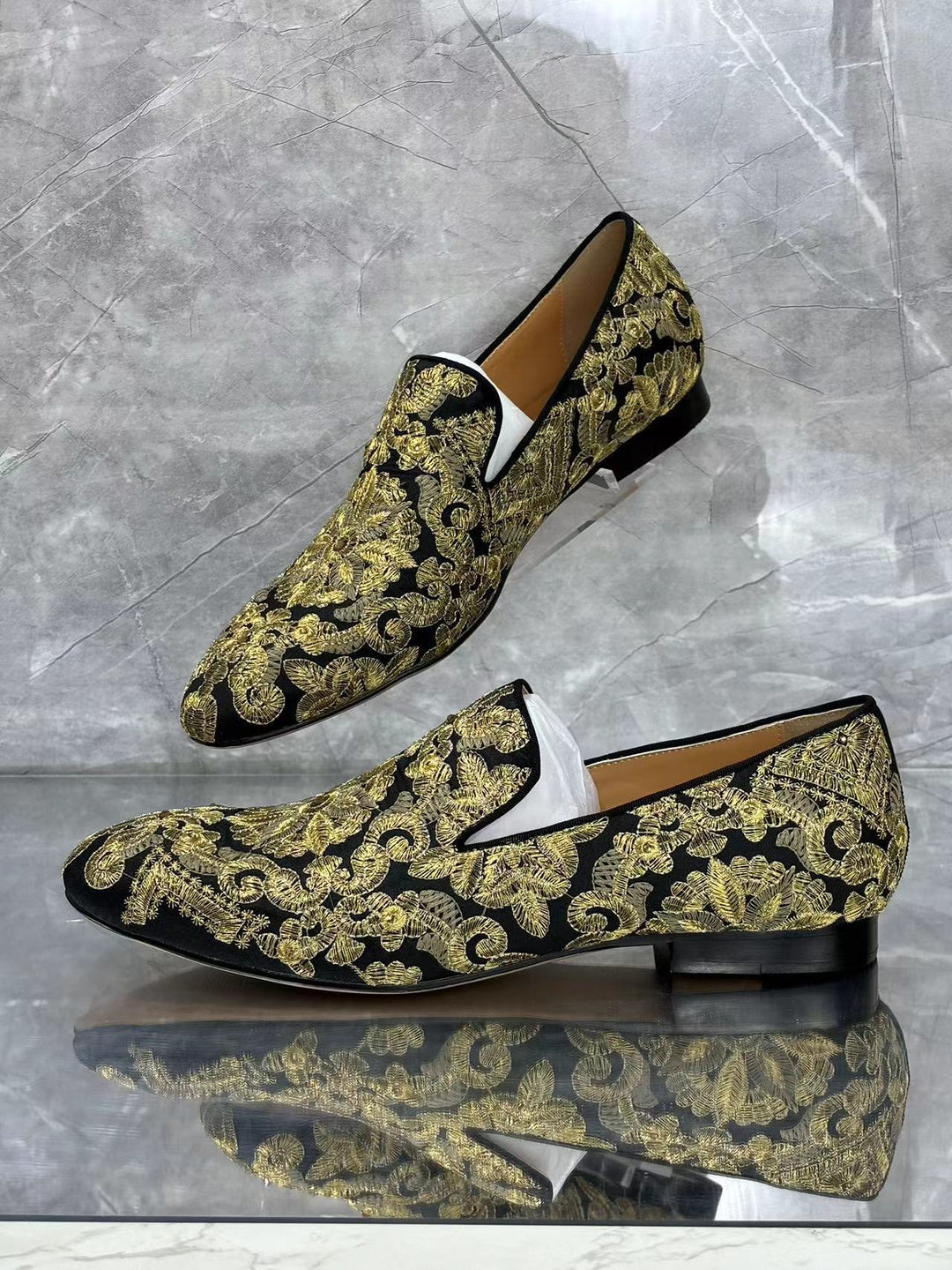 Femme Ornate Bestickte Slipper Stilla