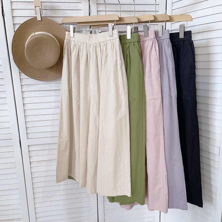 Femme Bred Linned-Culottes Stilla